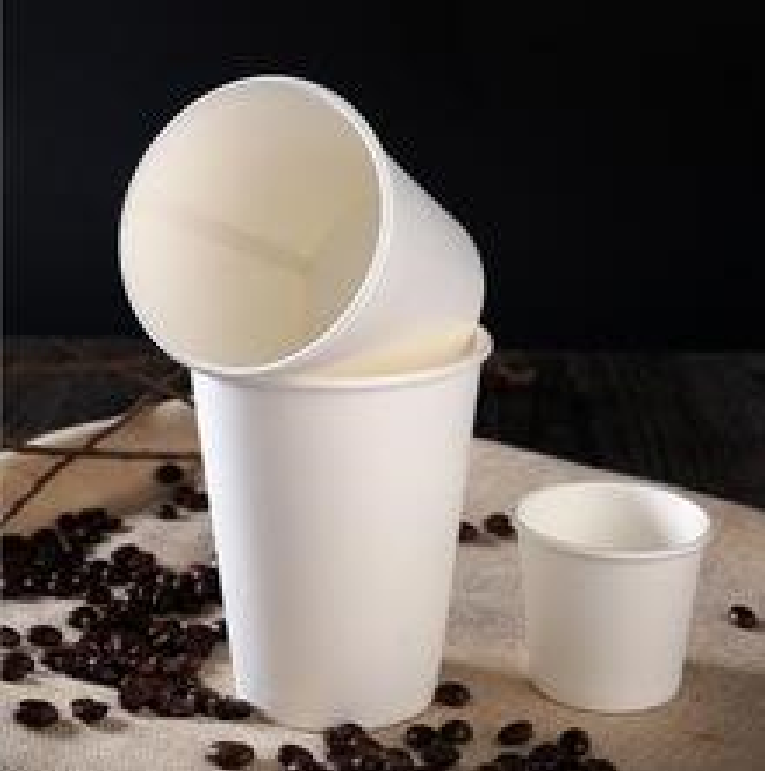 Single Wall White Paper Cup